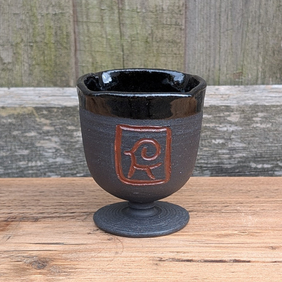 Goblet - Petroglyph - Black