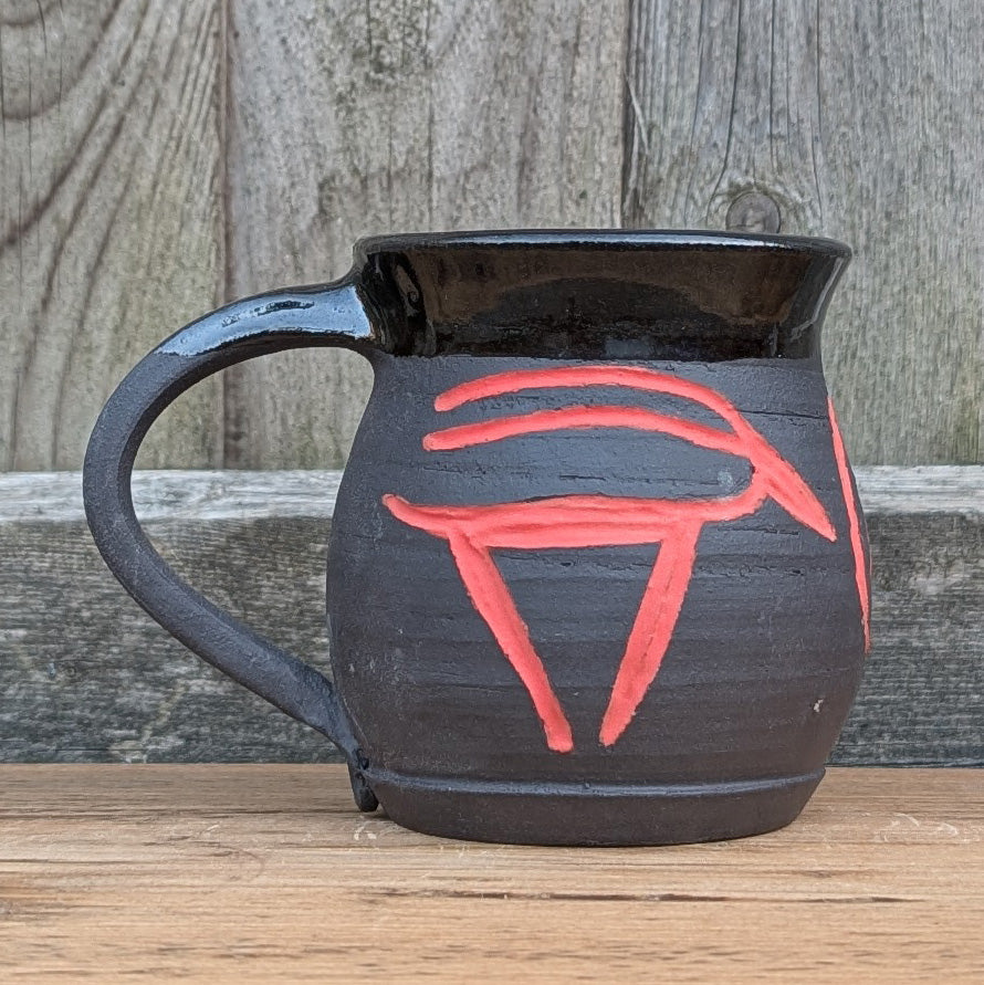 Mug - Petroglyph - Black - Seconds