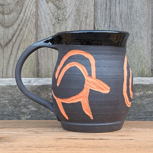 Mug - Petroglyph - Black - Seconds