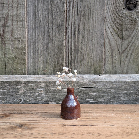 Mini Bud Vase - Tenmoku