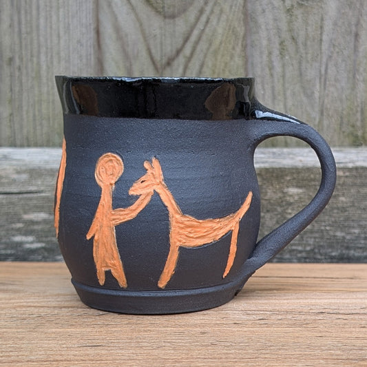 Mug - Petroglyph 12 - Black