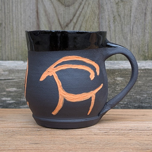 Mug - Petroglyph 11 - Black