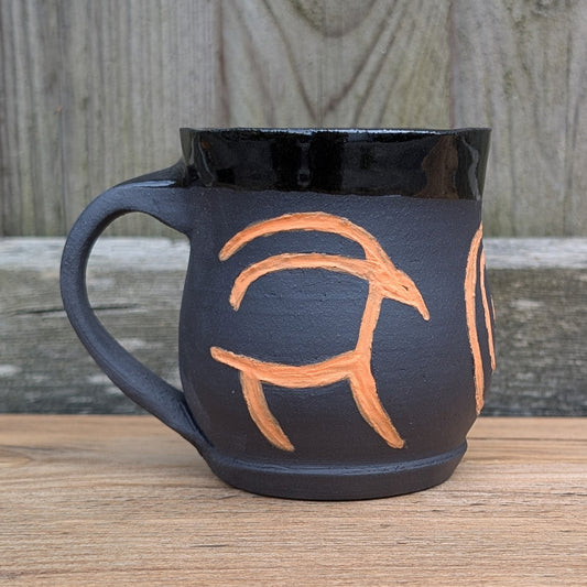 Mug - Petroglyph 11 - Black