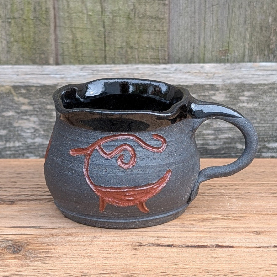 Mug - Petroglyph - Black