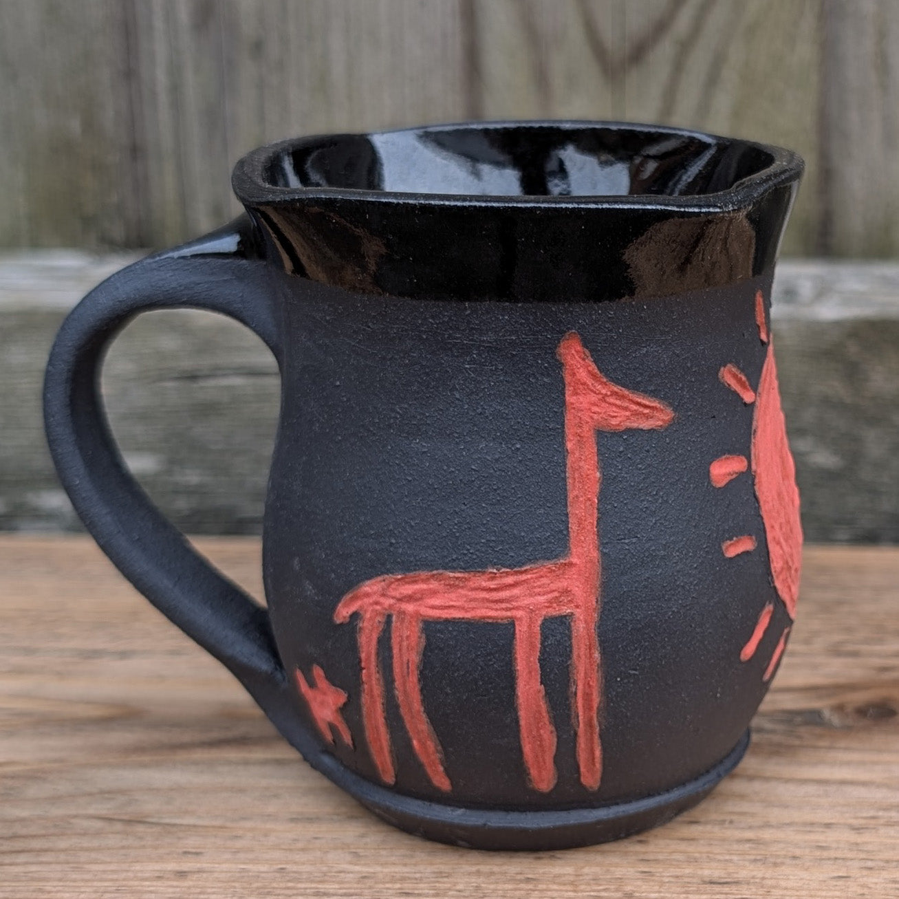 Medium Mug - Petroglyph 2