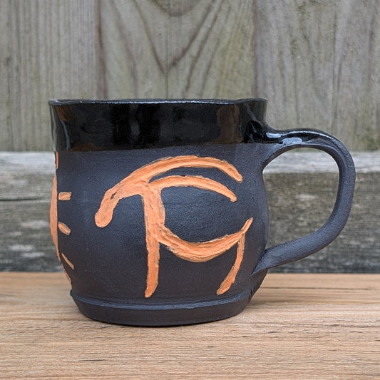 Mug - Petroglyph 13 - Black