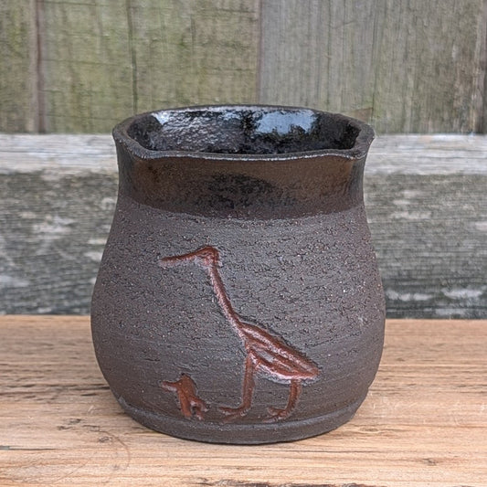 Cup - Petroglyph - Black