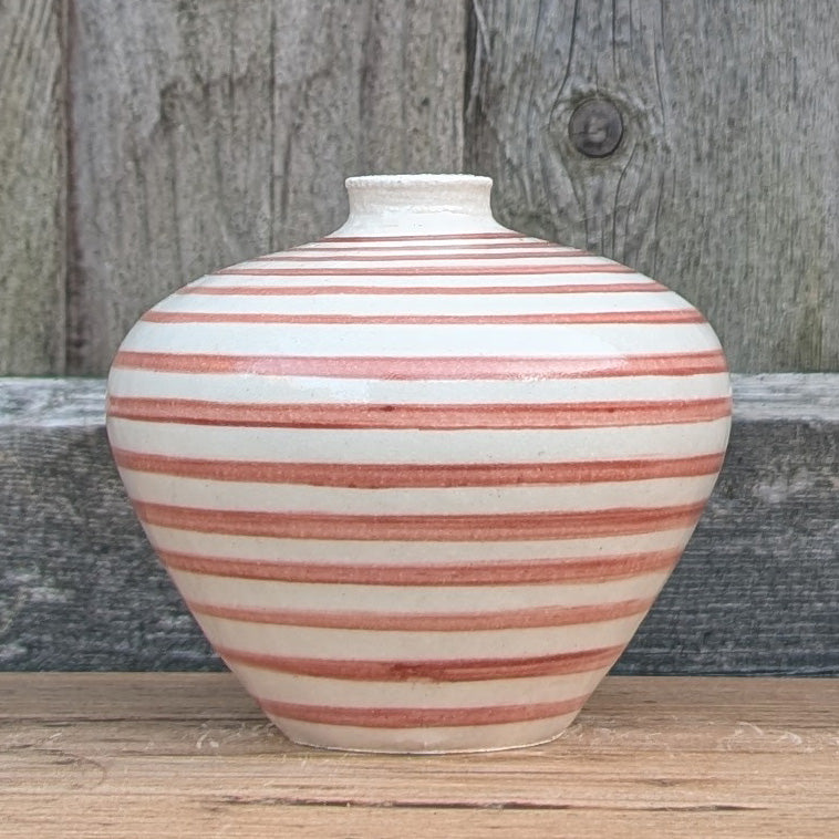 Bud Vase - Red Stripe