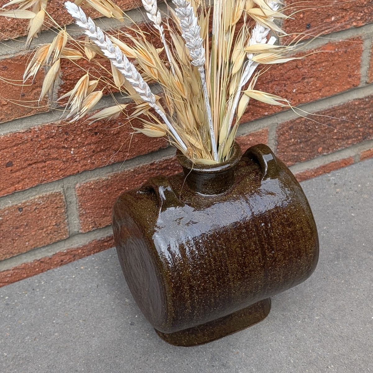 Barrel Flask - Brown
