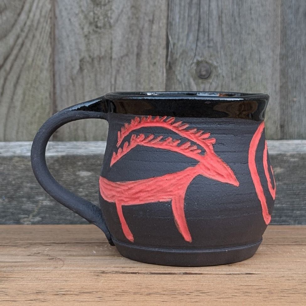 Mug - Petroglyph - Black - Seconds