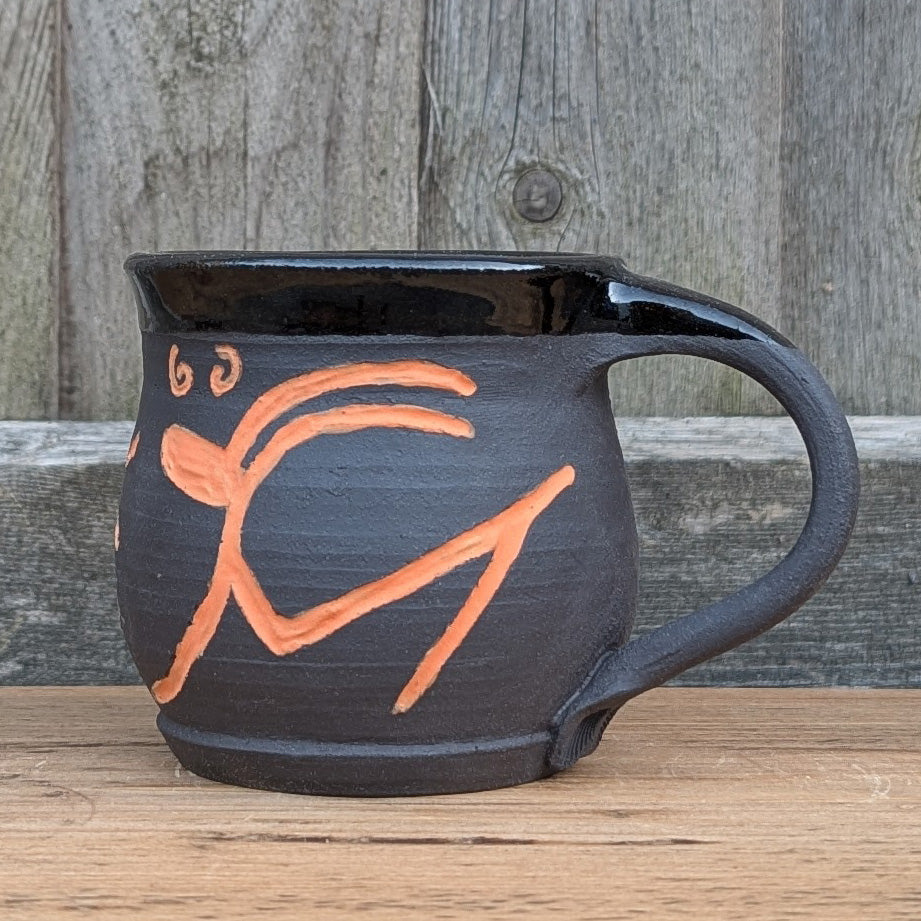 Mug - Petroglyph - Black - Seconds
